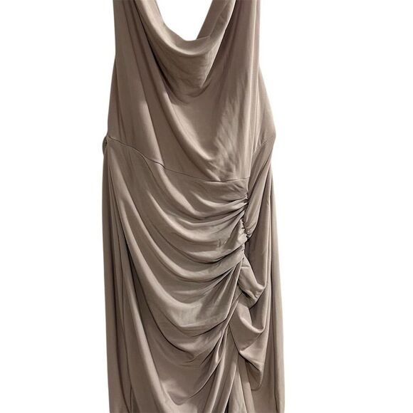 Pretty Little Thing Women's Lilac Draped Back Mini Dress Size 2 - Picture 3 of 12